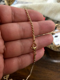 زنجیر طنابی نازک ژوپینگ اصل ۴۵ سانت